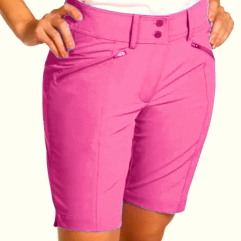 ANTIGUA PRF-72 Collection Desert Dry XTRA-LITE Mod Golf Shorts, Pink 8 Like NEW